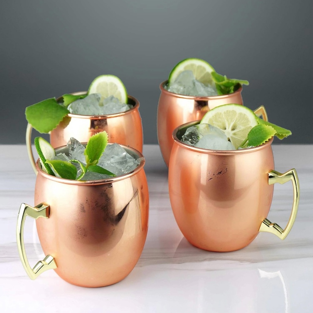 PG Copper Moscow Mule Cocktail Mugs